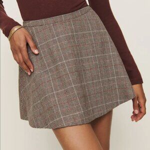 Reformation NWT Hanna Skirt Natural - Size 6